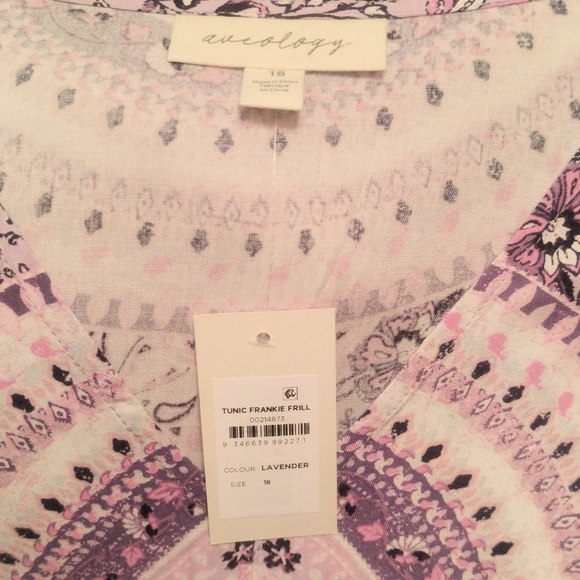 New Blue Sun Tunic / Size 2X - Picture 5 of 5